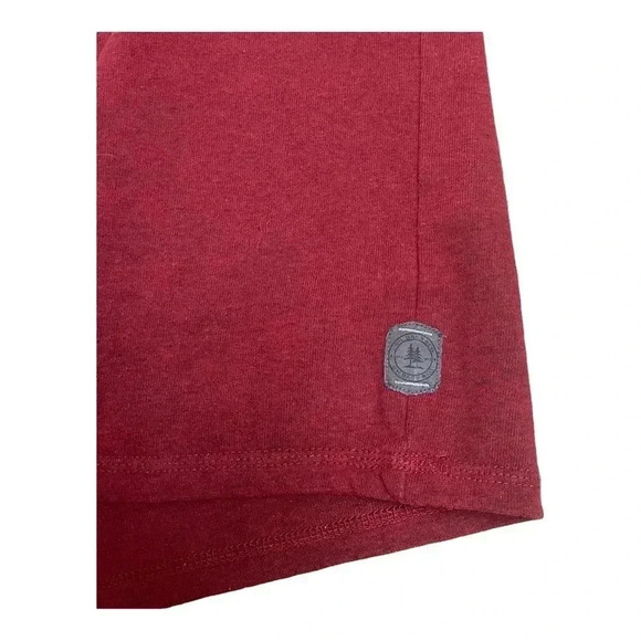 G.H. Bass & Co Dark Red Long Sleeve Knit Henley Tee Mens size Large - Picture 3 of 11